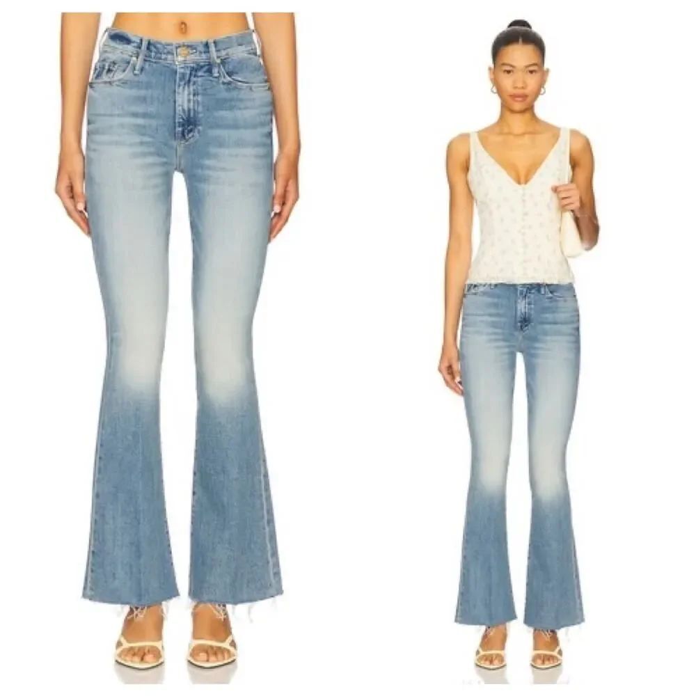 Mother the weekender fray Jeans glow up 28"